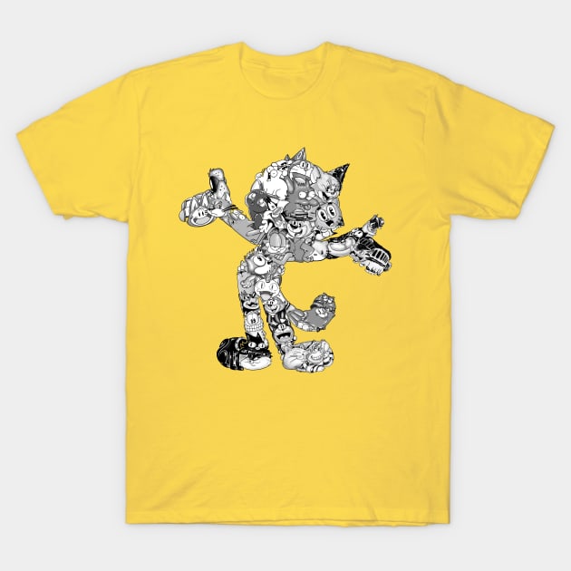 Felix the cat T-Shirt by Mactivo